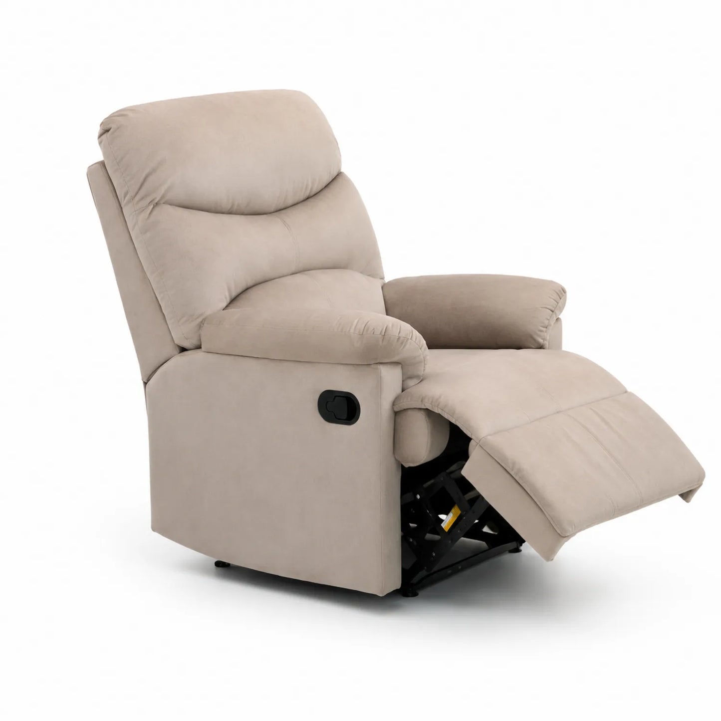 Fauteuil inclinable en tissu beige